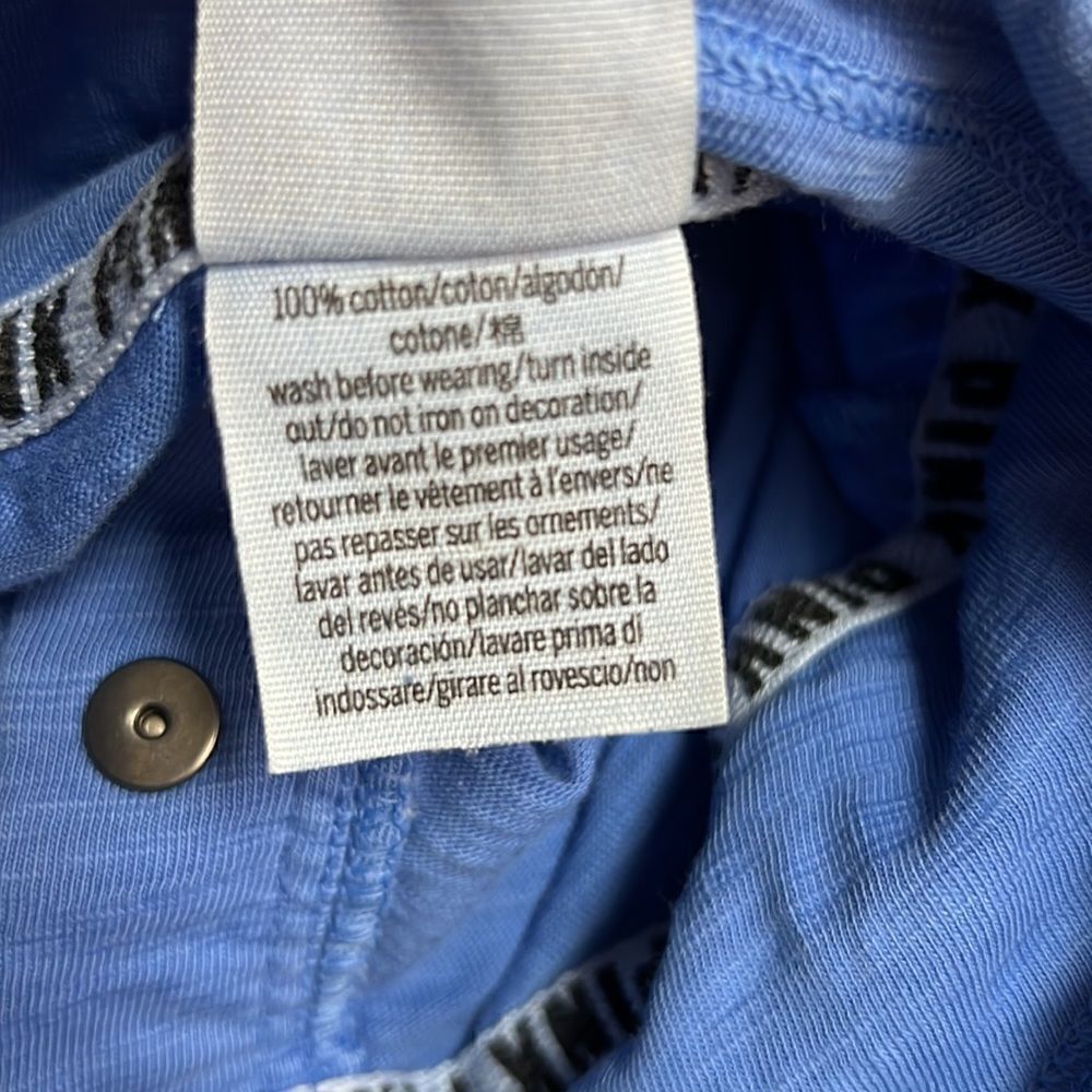 PINK Victoria’s Secret Blue Cropped Spirit Jersey size small. EUC - Picture 13 of 14